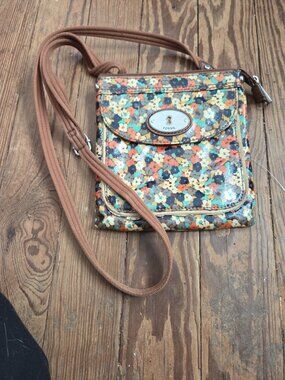 Multi-Color Fossil Crossbody Purse
